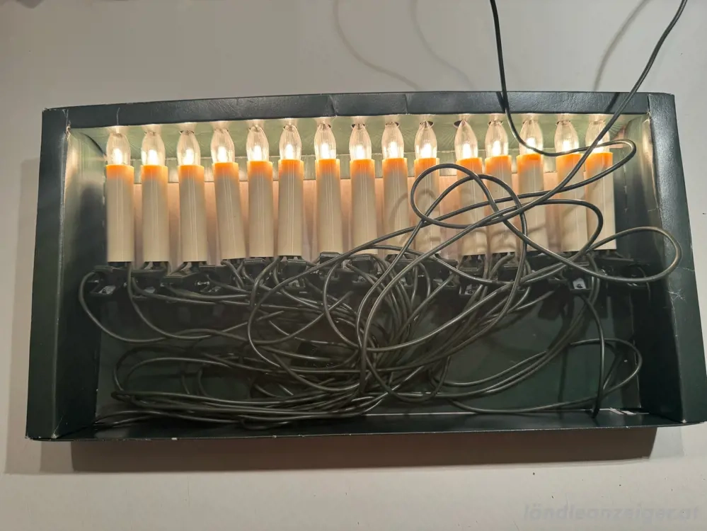 Lichterkette für Christbaum