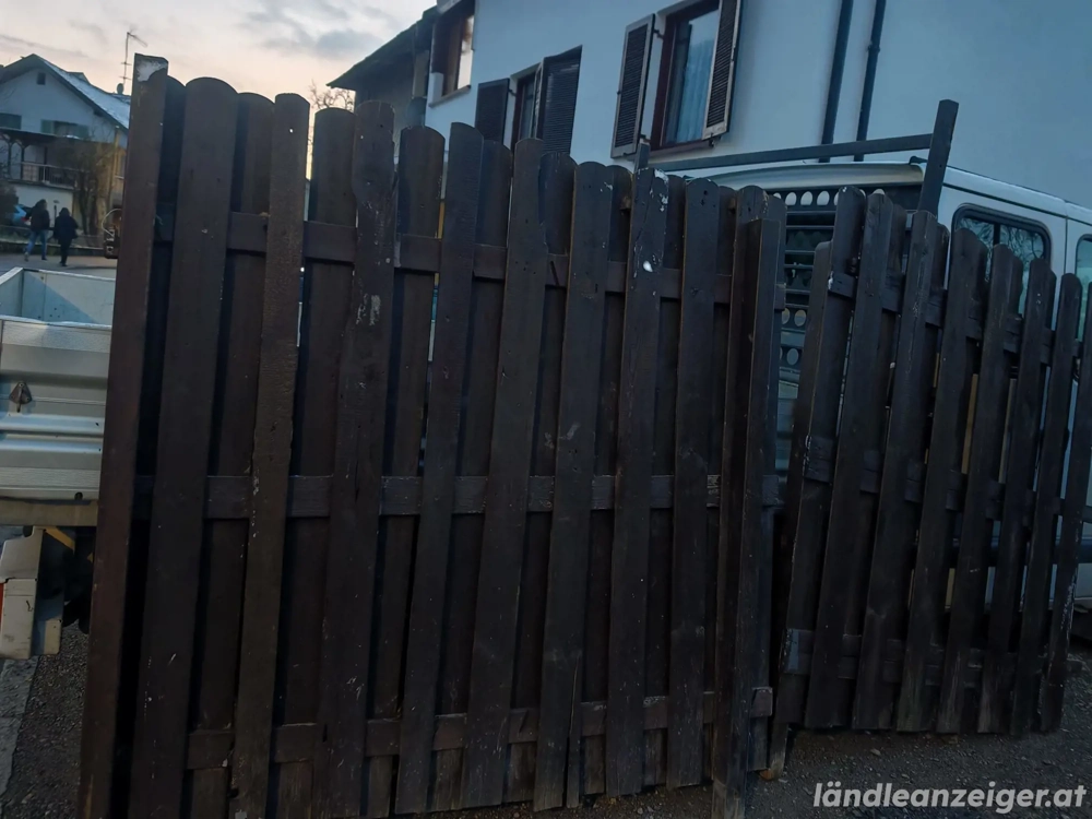 Sichtschutz aus Holz 180   180 cm