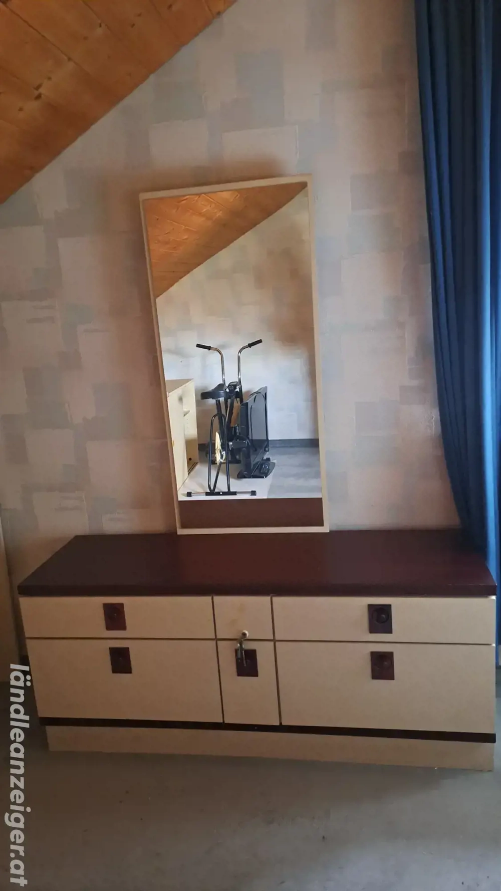 Kommode, 2 Nachtkästchen