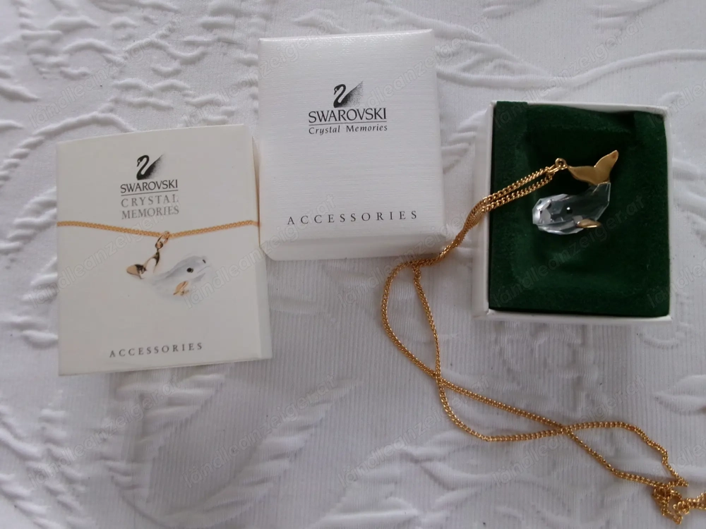 Swarovski - Kette mit Wal