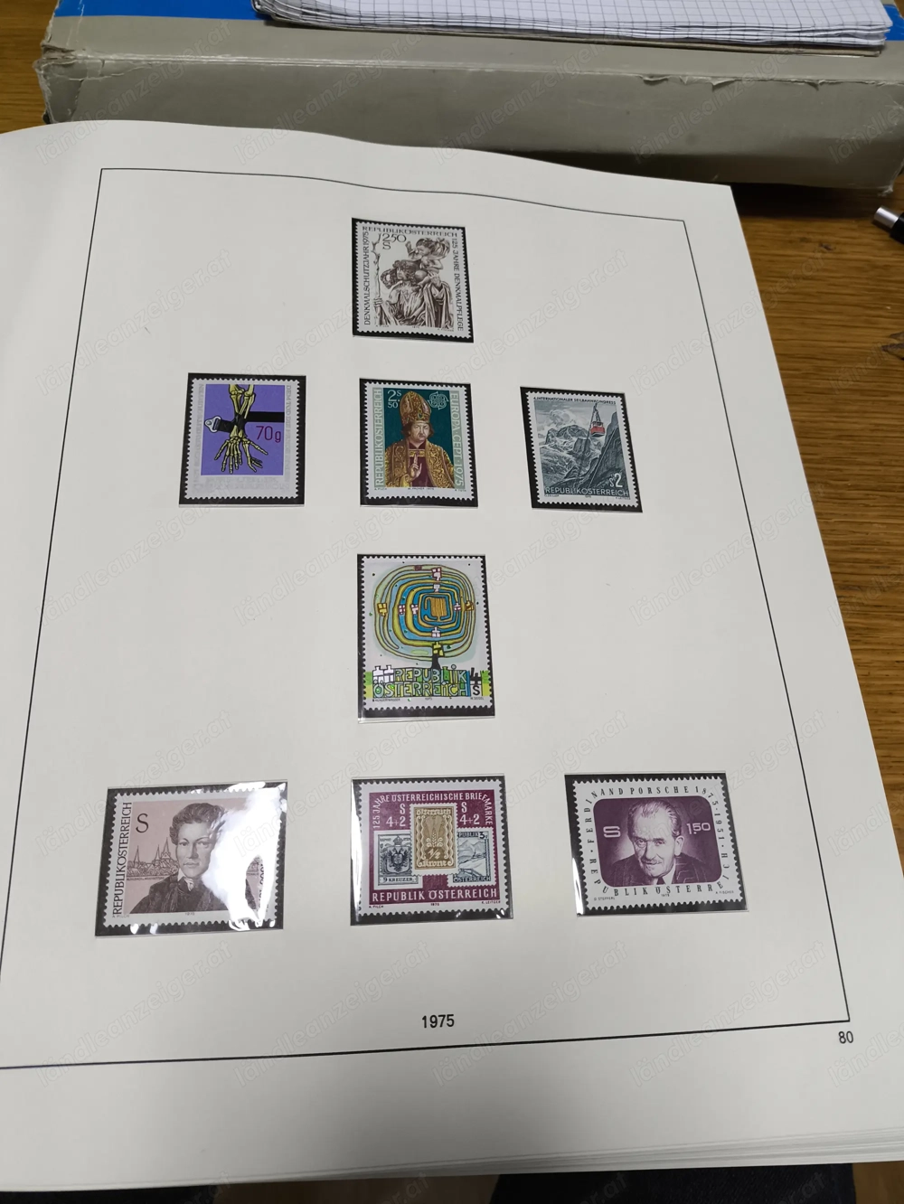 Briefmarken Österreich postfrisch "Safe-Album" 1945-1979