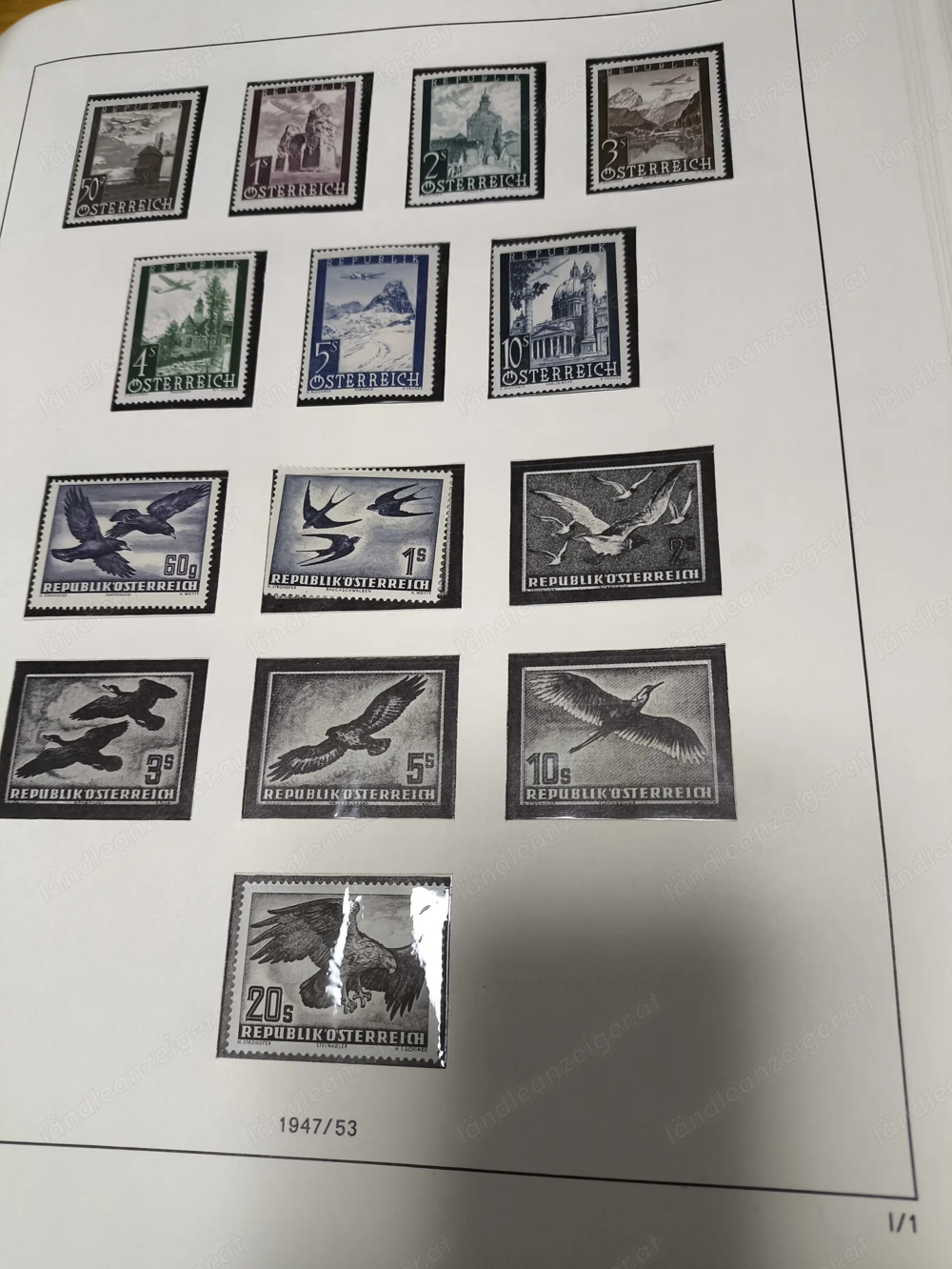 Briefmarken Österreich postfrisch "Safe-Album"