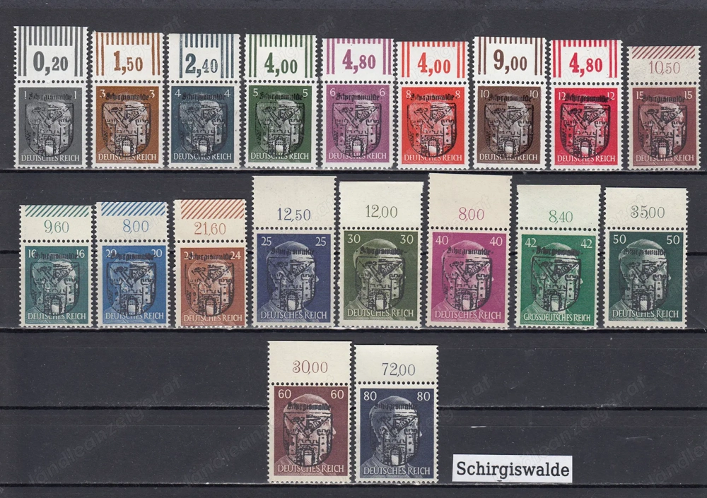 Briefmarkensammlung EU Lokalausgaben Postfrisch