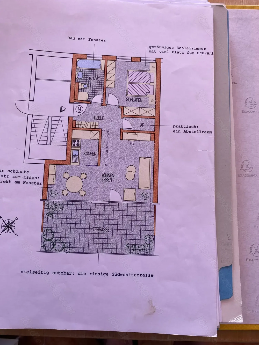 2-Zimmerwohnung 54 m2 Tosters