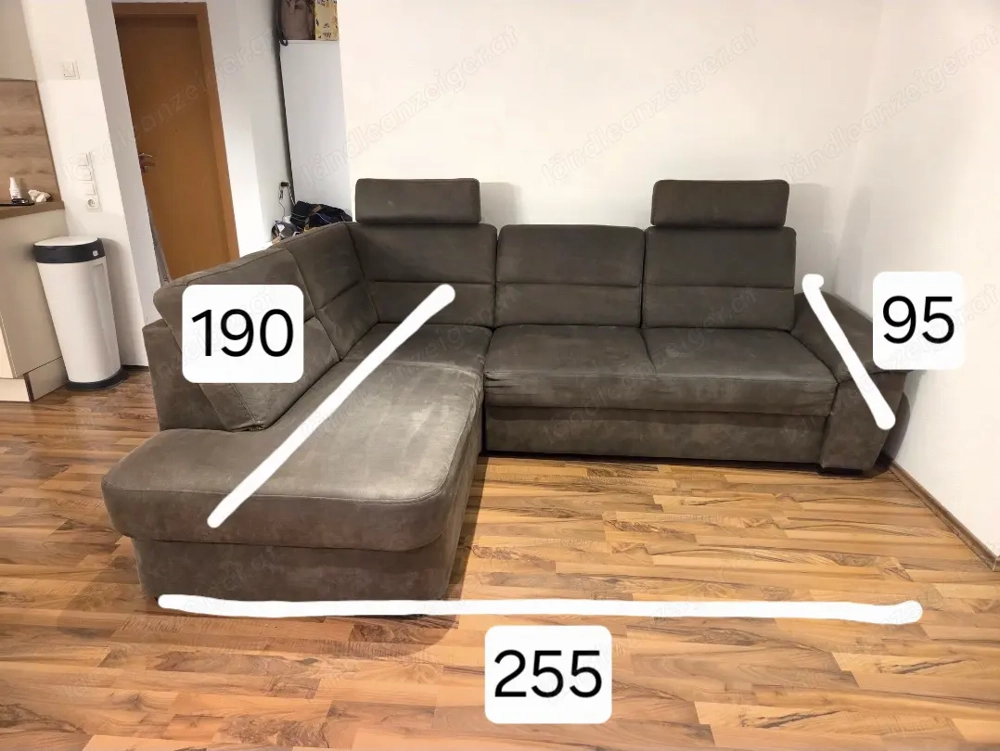Ecksofa mit Schlaffunktion