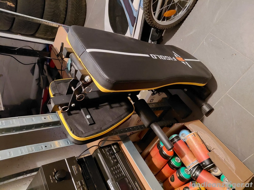 Hantelbank, kaum genutzt