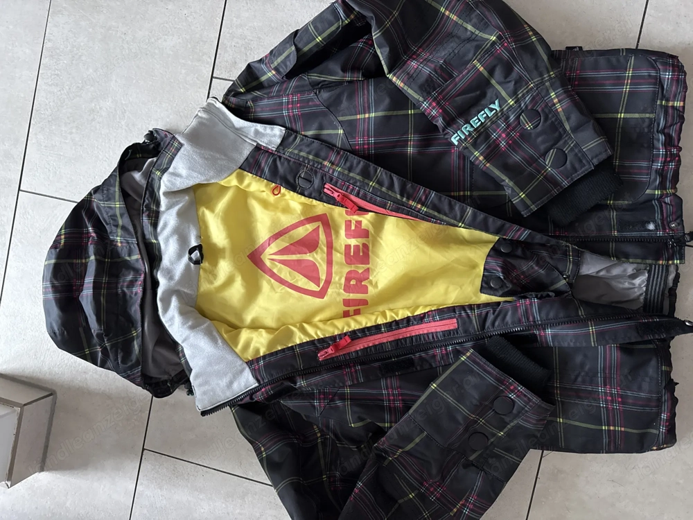 Lässige karierte Snowboard Jacke !!