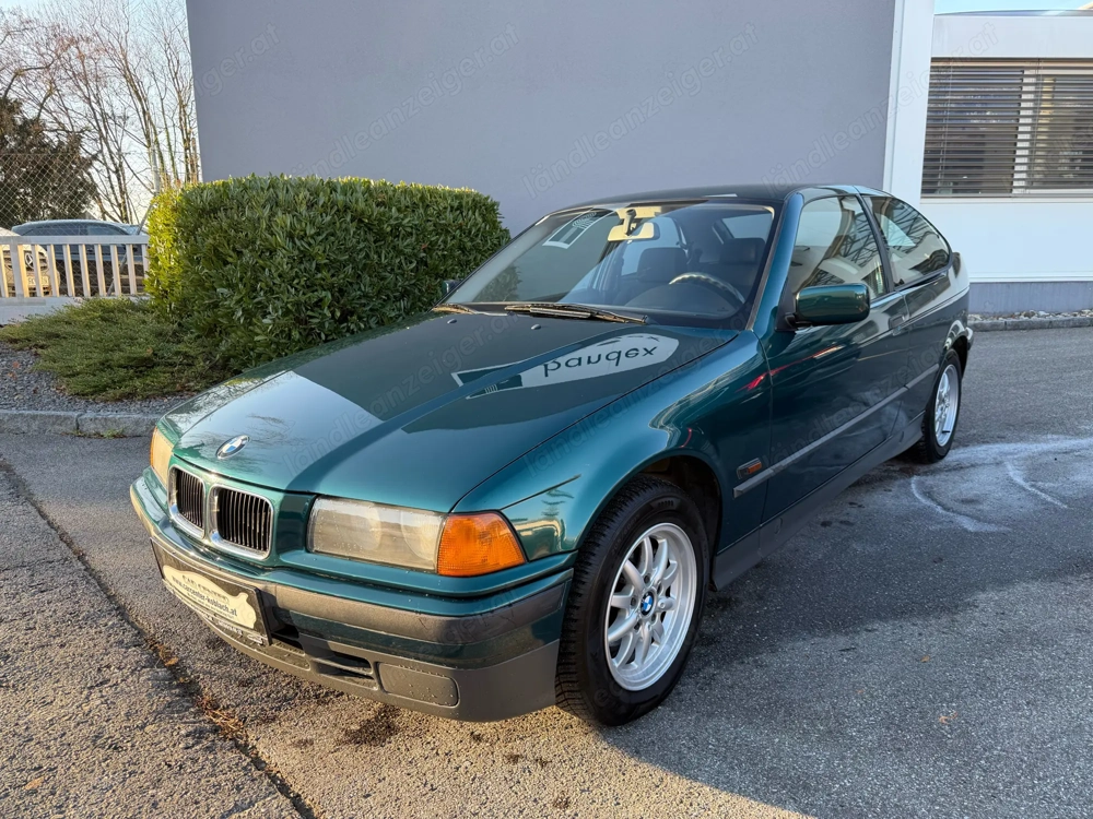 Bmw E36 316i compact Österreich-Paket aus erster Hand mir NUR 45.769 km Top!