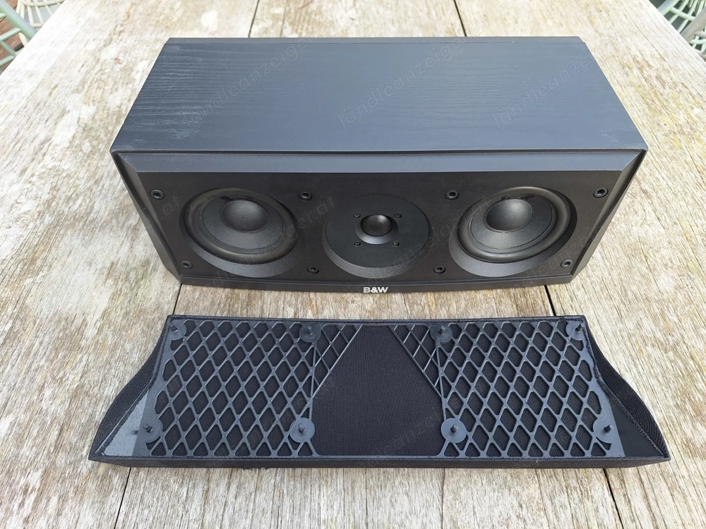 Bowers & Wilkins B&W CC3 Schwarz Center Channel Heimkino Lautsprecher