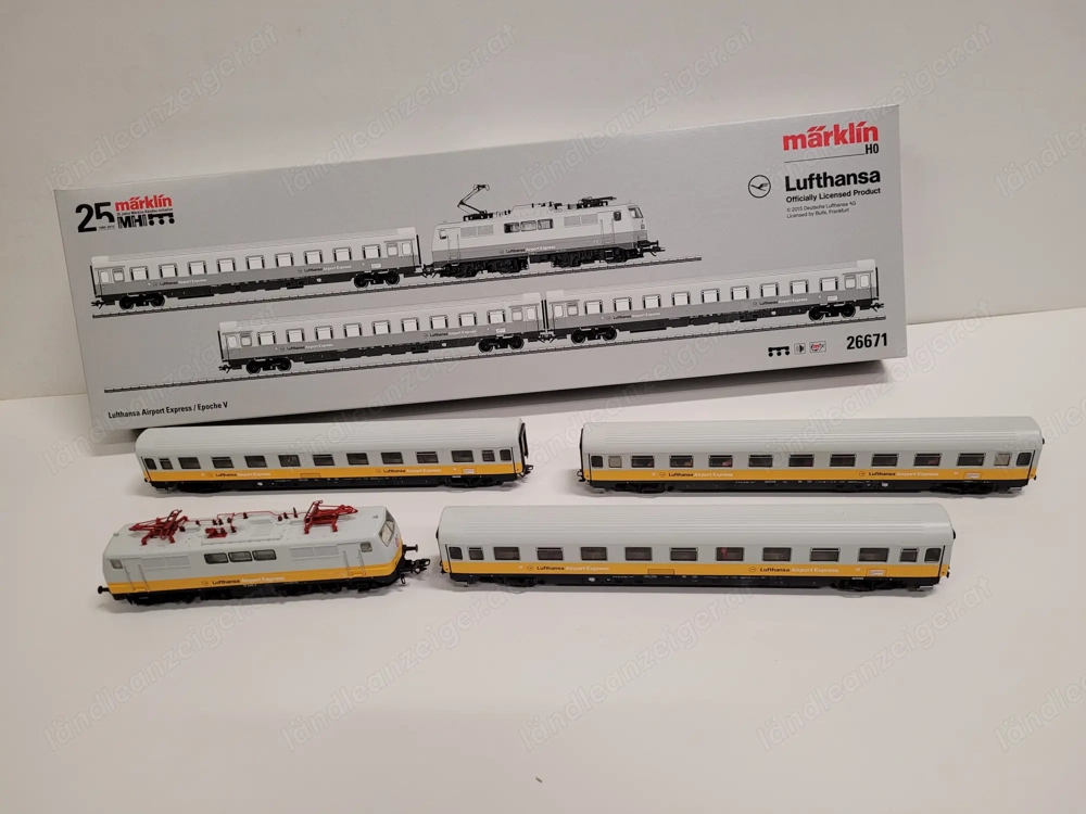 Märklin HO 26671 Lufthansa Airport Express, WS, Sound, MFX + OVP