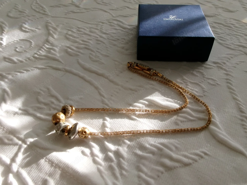 Swarovski Kette mit 7 Anhänger 