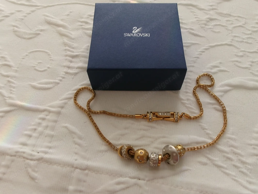 Swarovski Halskette mit 7 Anhängern