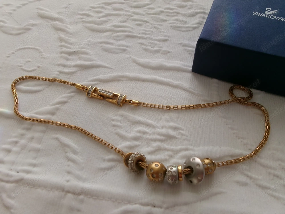 Swarovski Halskette mit 7 Anhängern