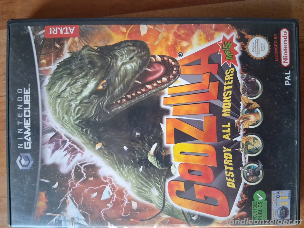 Gamecube Godzilla Destroy All Monsters