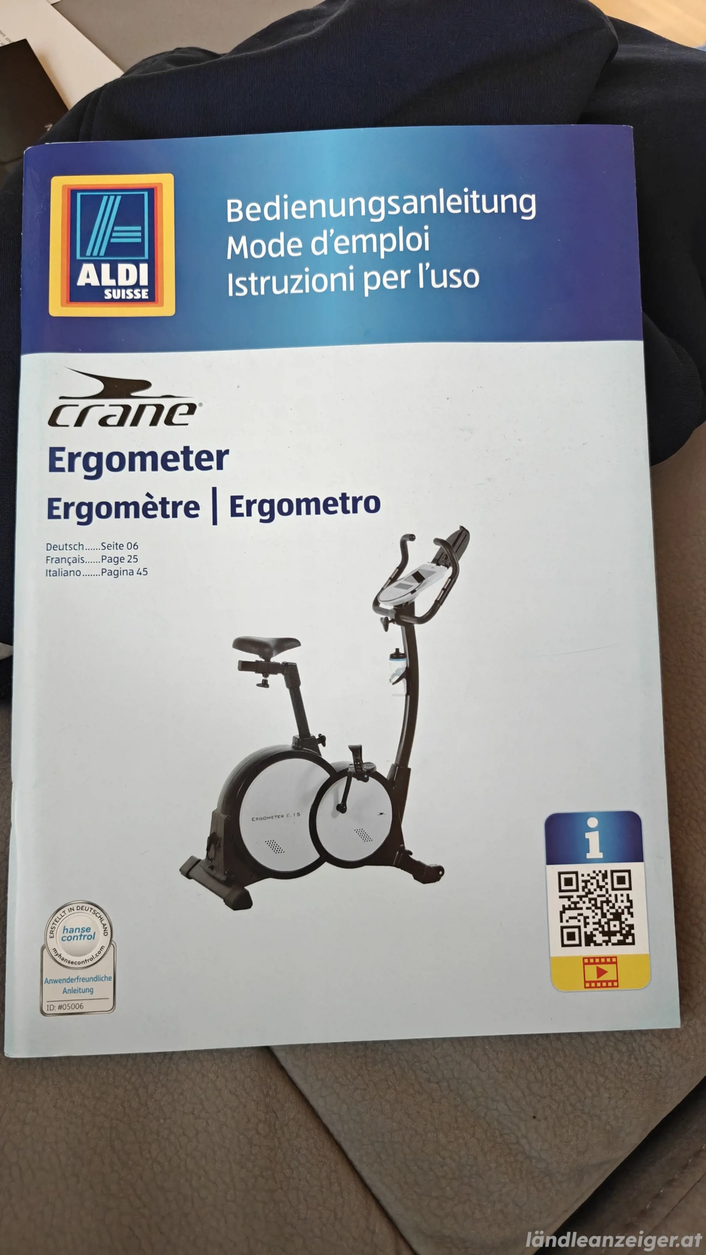 Ergometer Heimtrainer