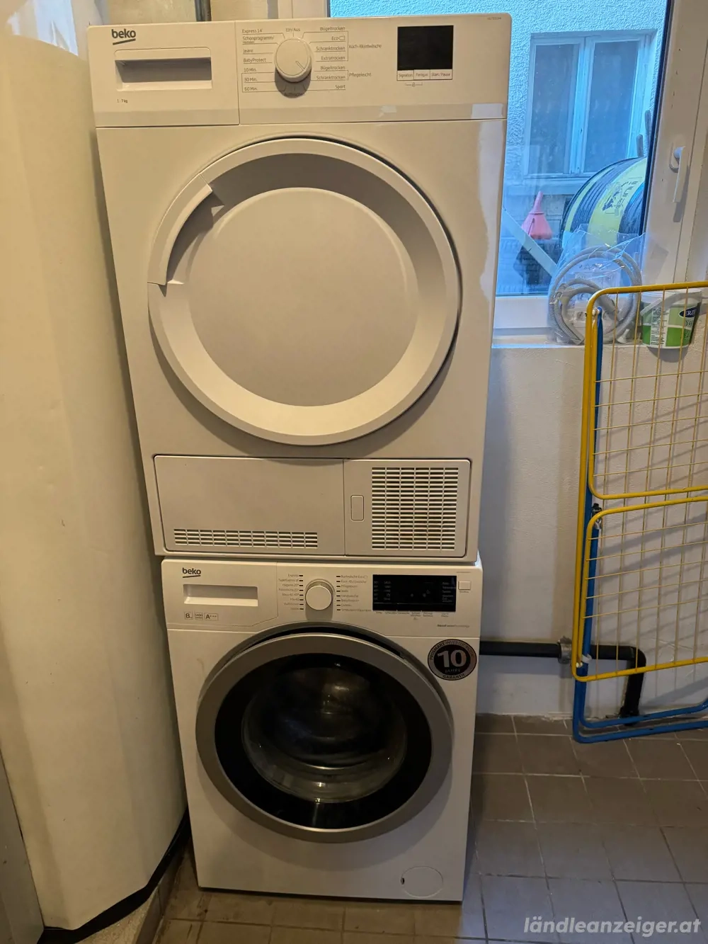 Waschmaschine und Trockner