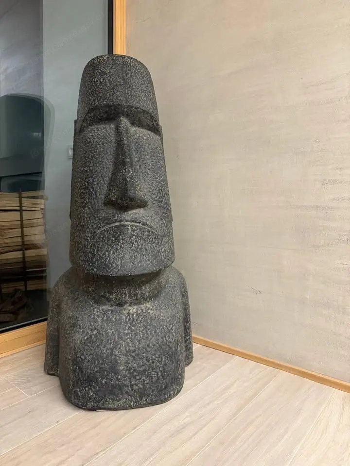 Moai Skulptur für drinnen und draußen