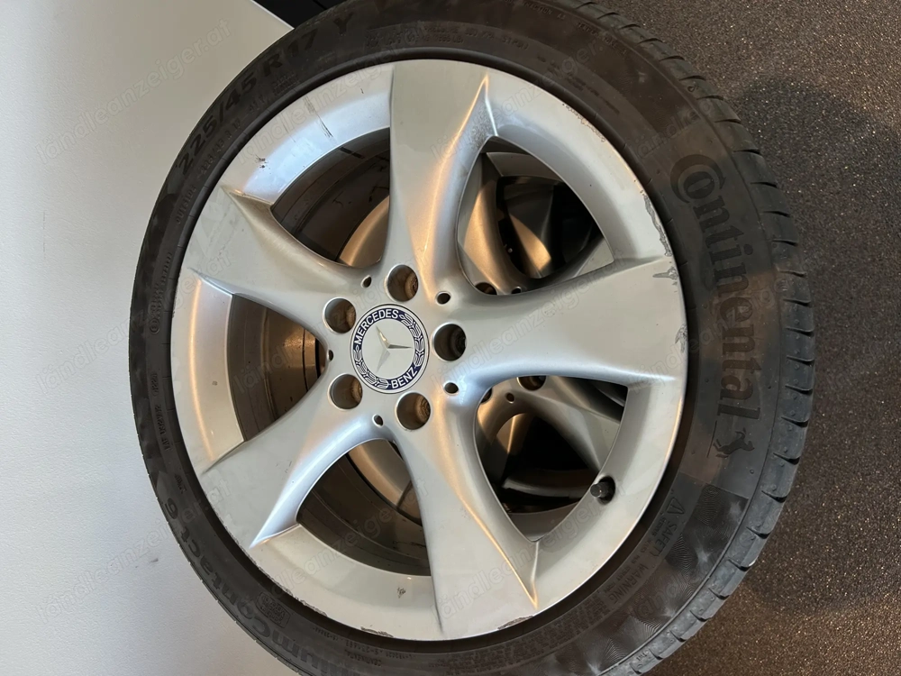 Sommerräder Alu 17 Zoll Mercedes B Klasse 