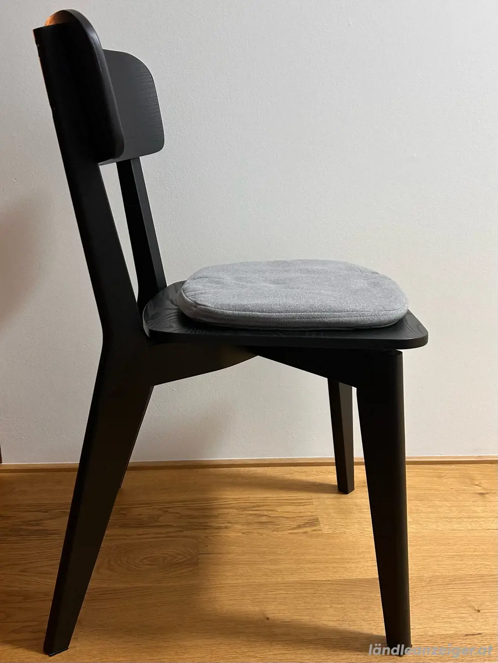 4 Esstischstühle schwarz