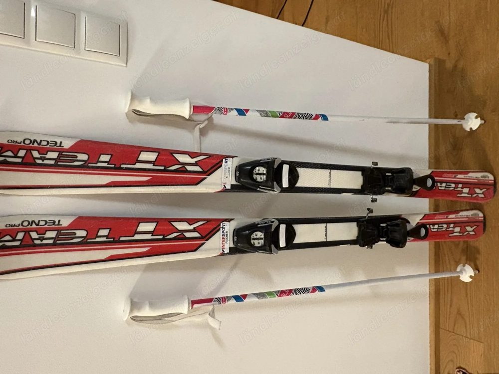 Kinderski TecnoPro 120cm inkl. Skistöcke