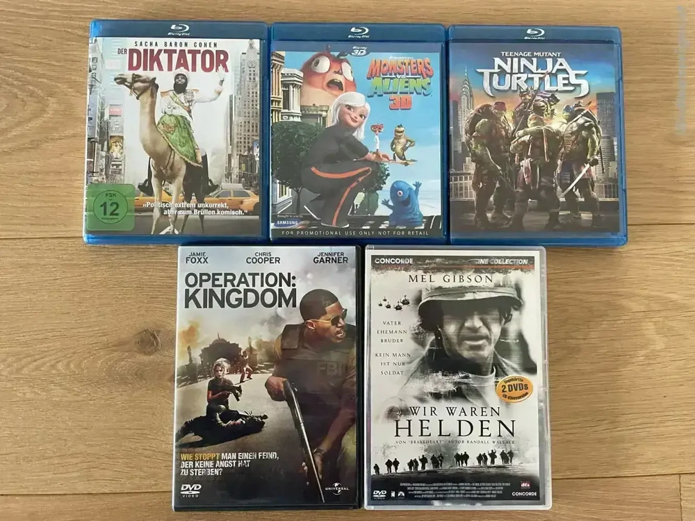 diverse Filme auf DVD