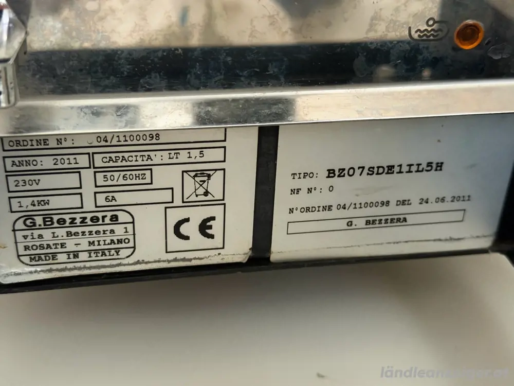 Bezzera Siebträgermaschine BZ07