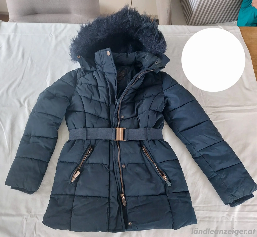 Winterjacke blau, Gr. 140