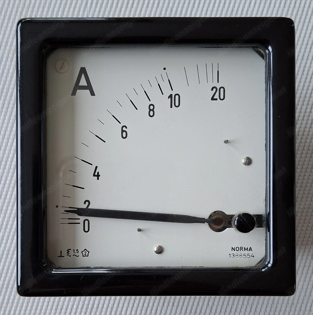 Amperemeter 20A, NORMA