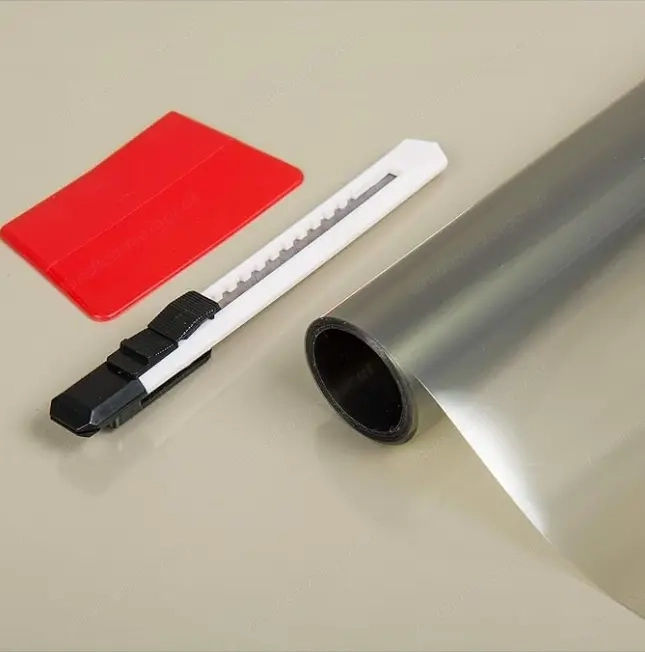 Sonnenschutzfolie statisch selbsthaftende Fensterfolie UV-Schutz, hitzeabweisend, 90 x 200 cm