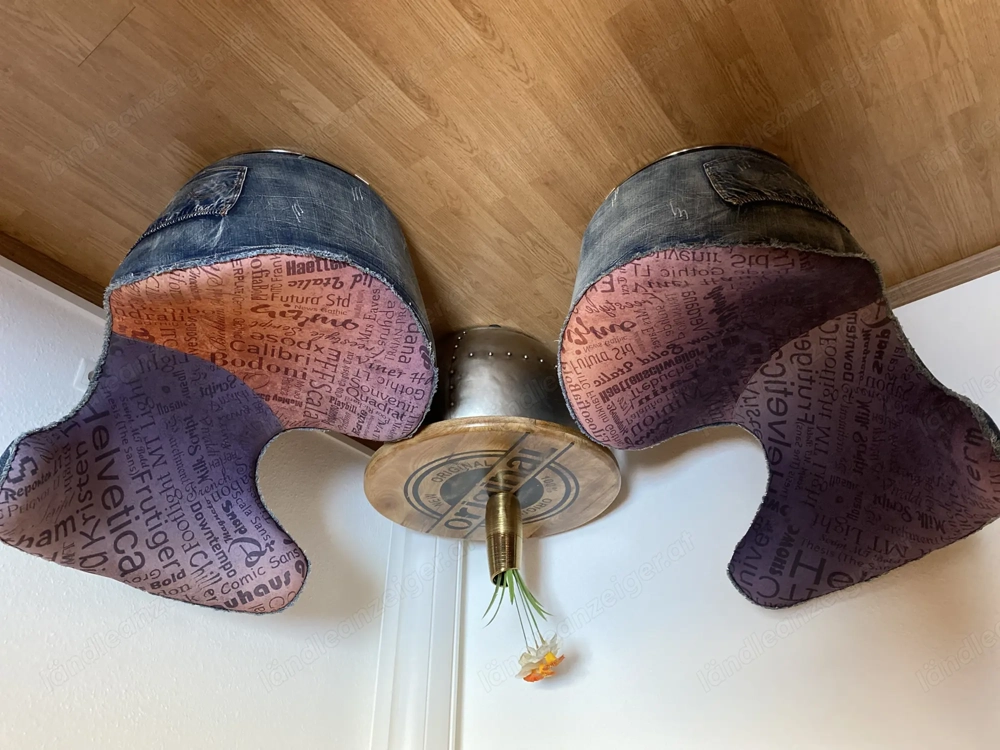 Sitzecke jeansstoff drehbare sessel