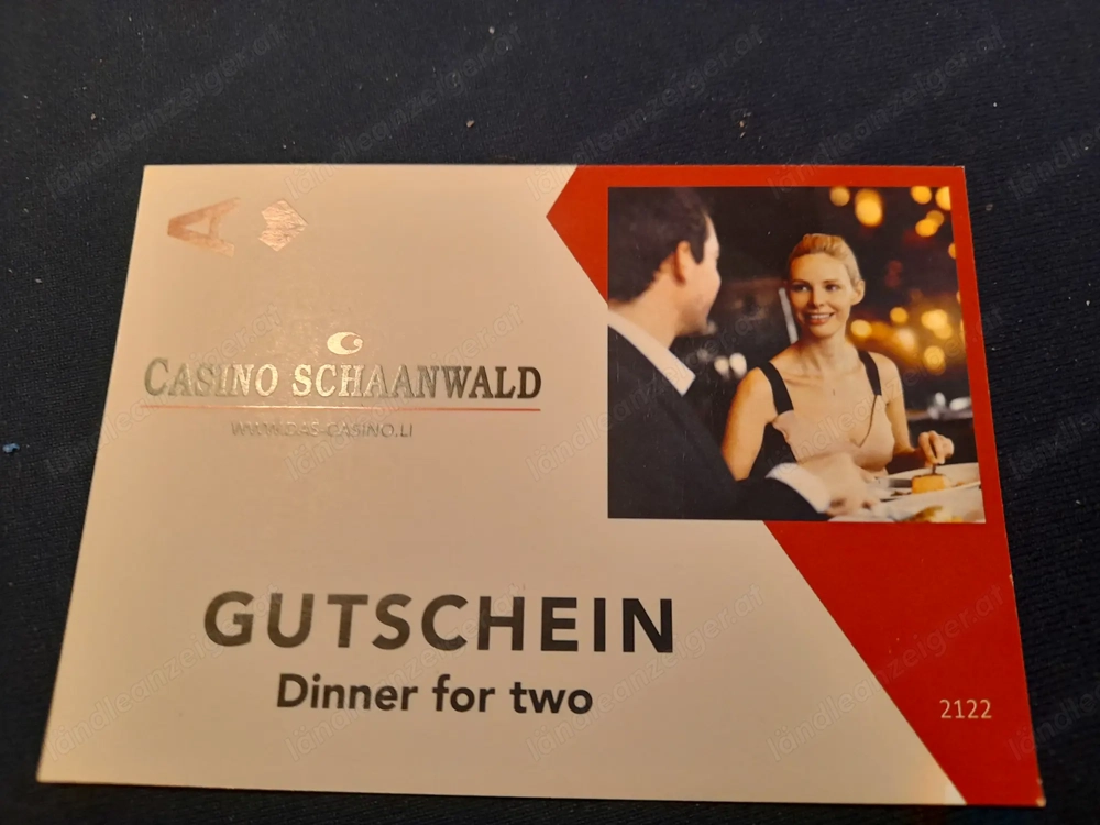 Gutschein Casino Dinner for two