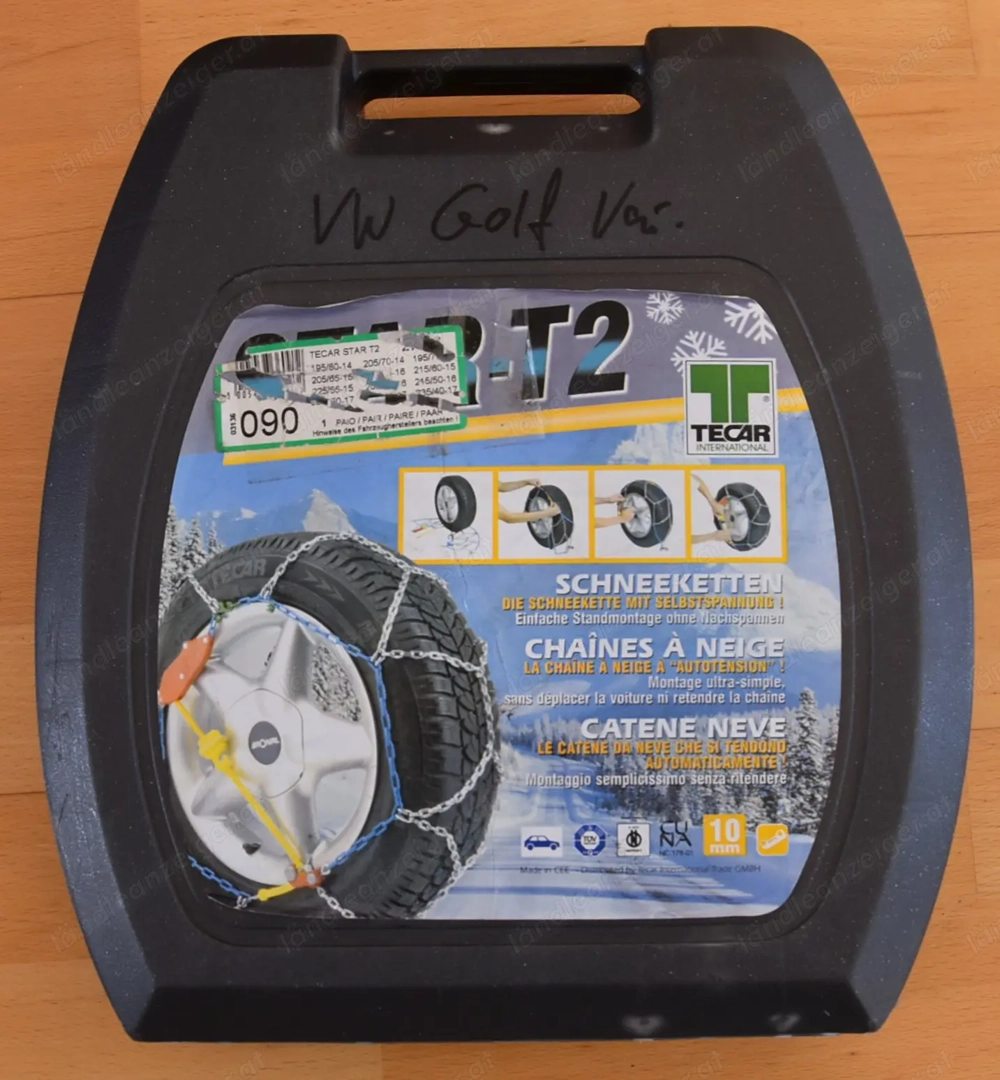 Schneeketten Tecar Star T2  14, 15, 16 und 17 Zoll