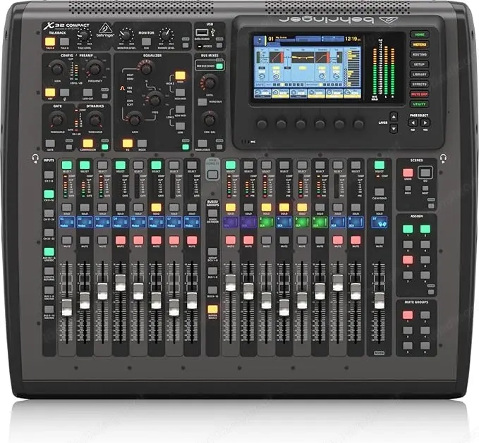 Behringer X32 Compact, Behringer WING Compact, Midas M32R LIVE, Allen & Heath SQ5, Soundcraft Si Exp