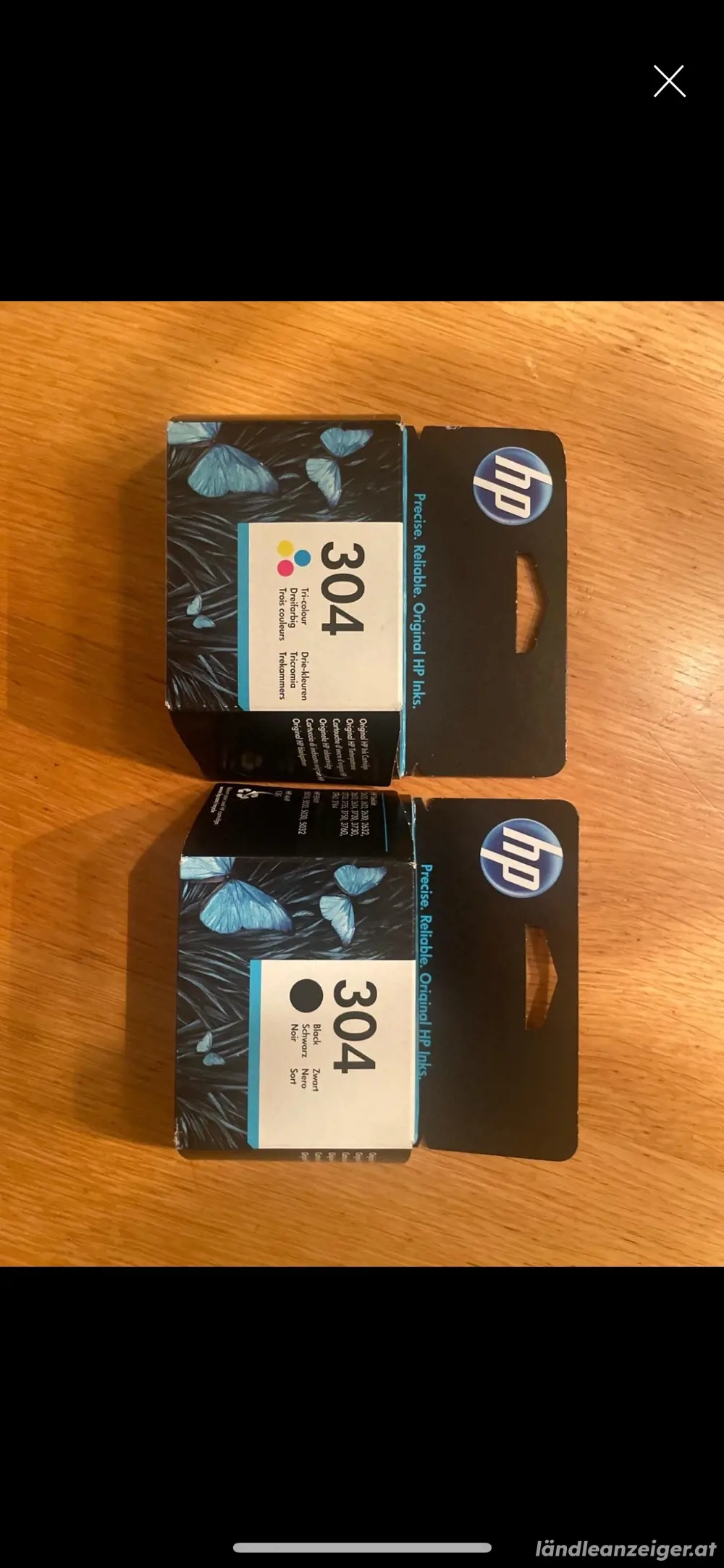 Hp Druckerpatronen 304 schwarz und farbig