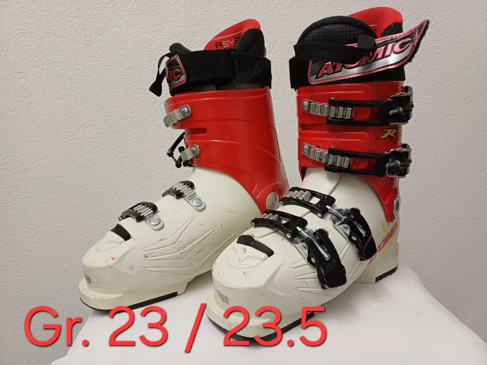 Verkaufe Kinderskischuhe Größe 23   23.5