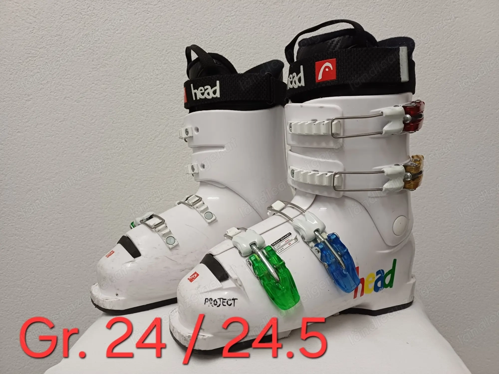 Verkaufe Kinderskischuhe Größe 24   24.5