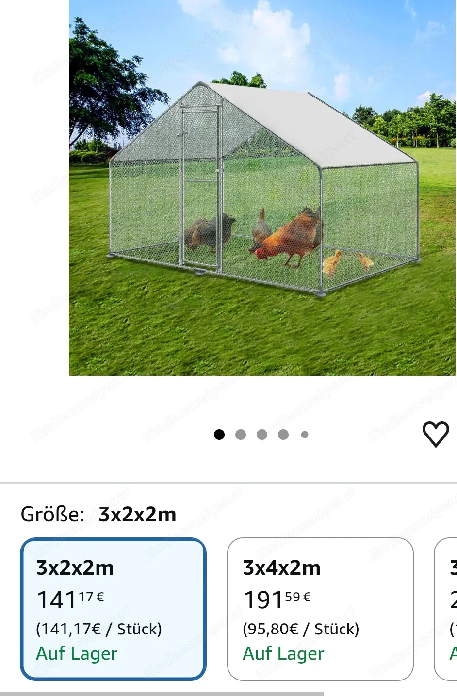 Hühnergehege Hasengehege