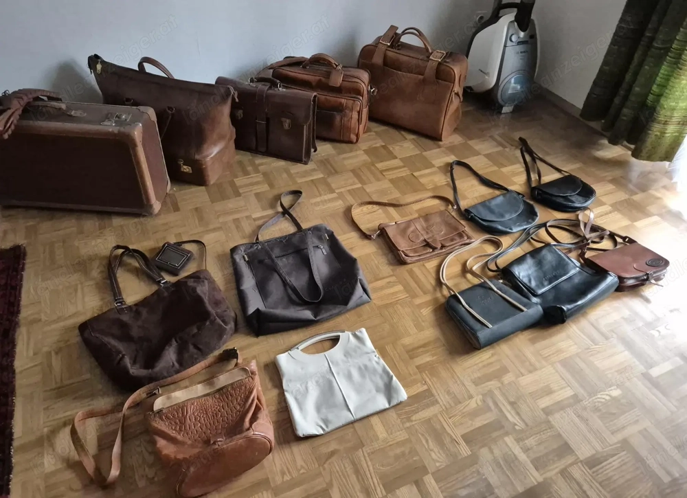 Wer steht auf alte Taschen und Koffer