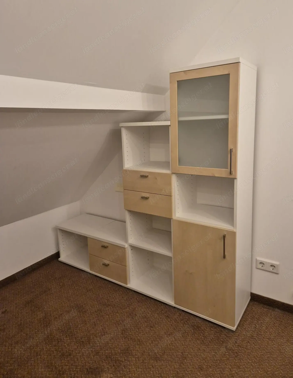 Drei Schränke für x-beliebige Zusammenstellung, ideal auch für Dachschrägen