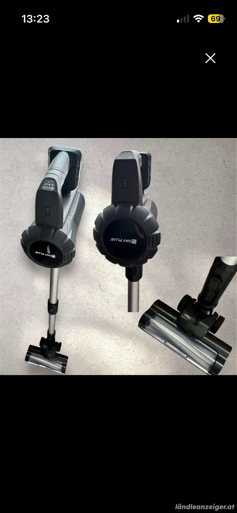 Handstaubsauger schwarz