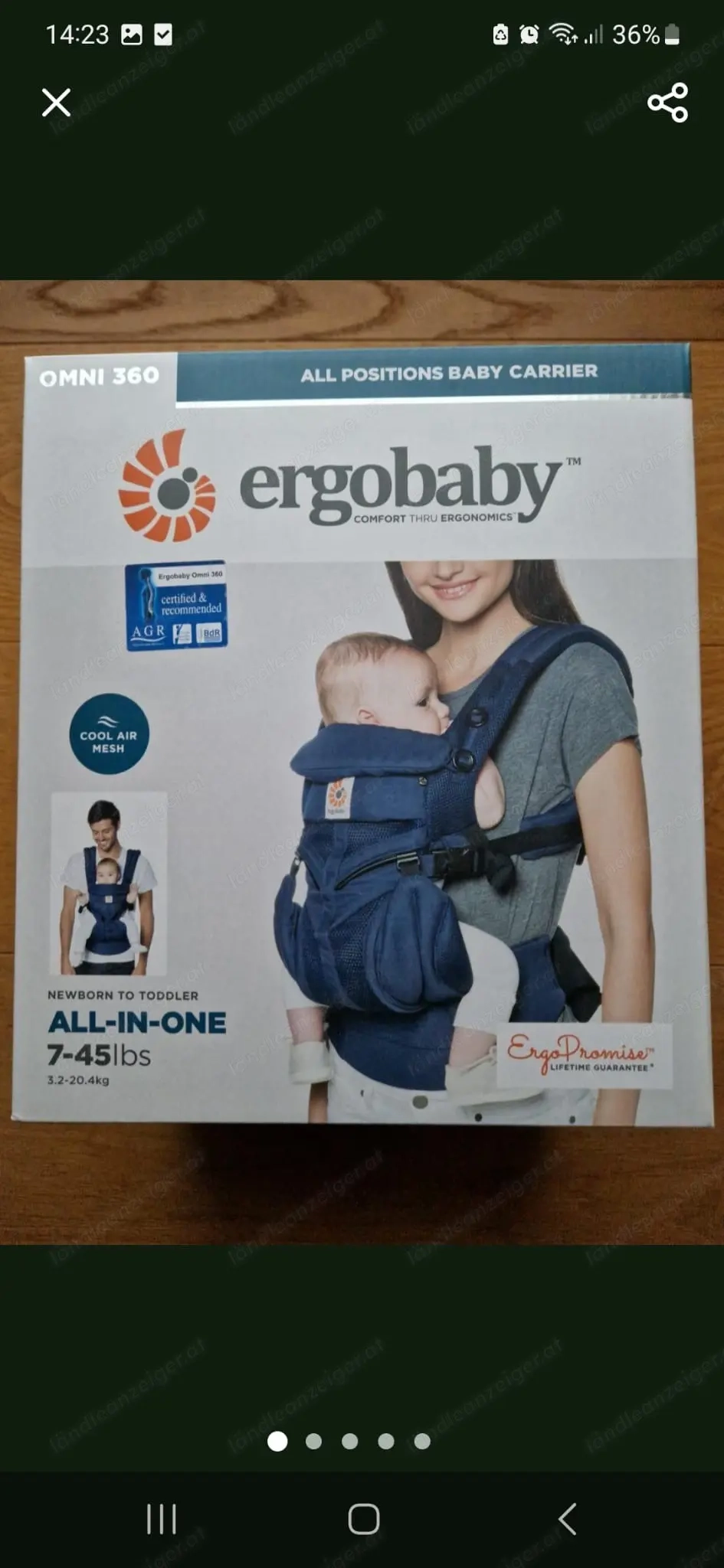 Ergobaby Trage - Neu