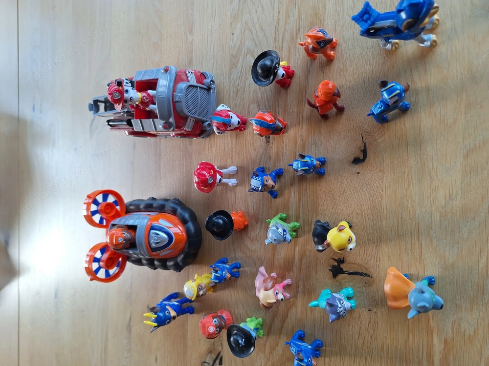 Paw Patrol Fahrzeuge und Figuren