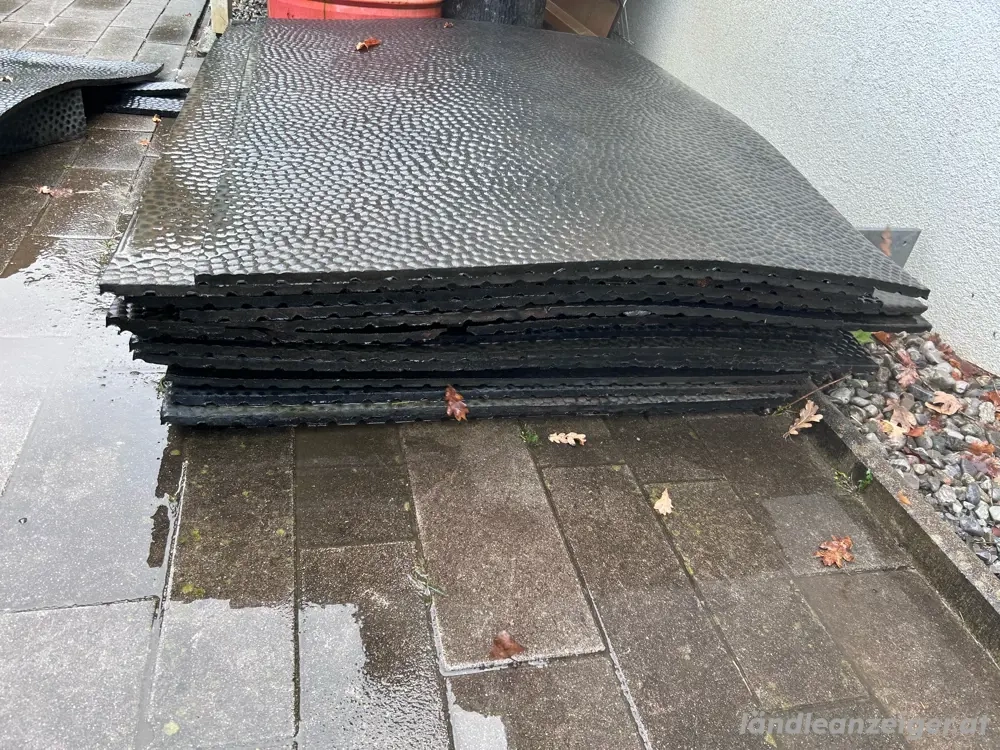 gebrauchte Gummimatten 1.50x1.00m