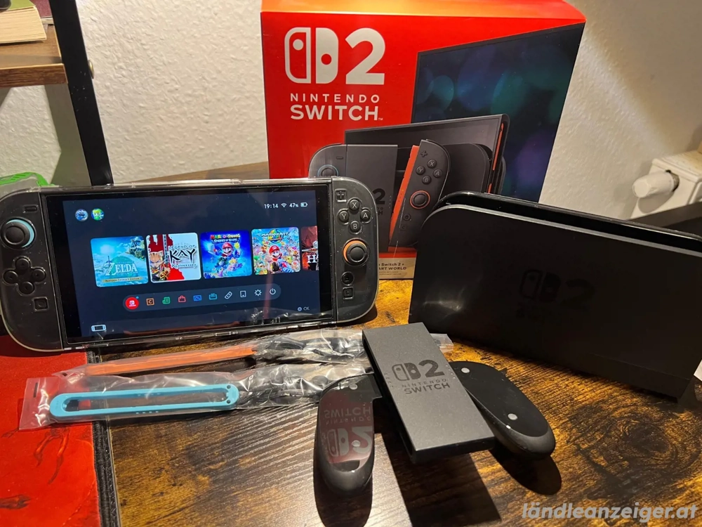 Nintendo Switch 2 mit spiel + Trasch 