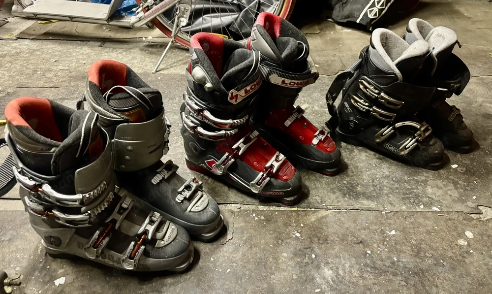 Skischuhe verschiedene Größen 