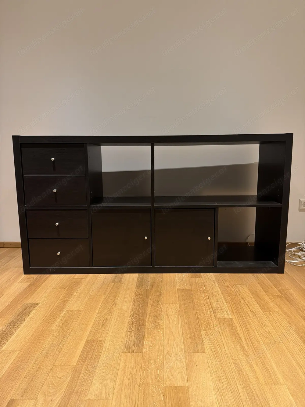 Gratis: Sideboard Ikea Kallax in schwarzbraun
