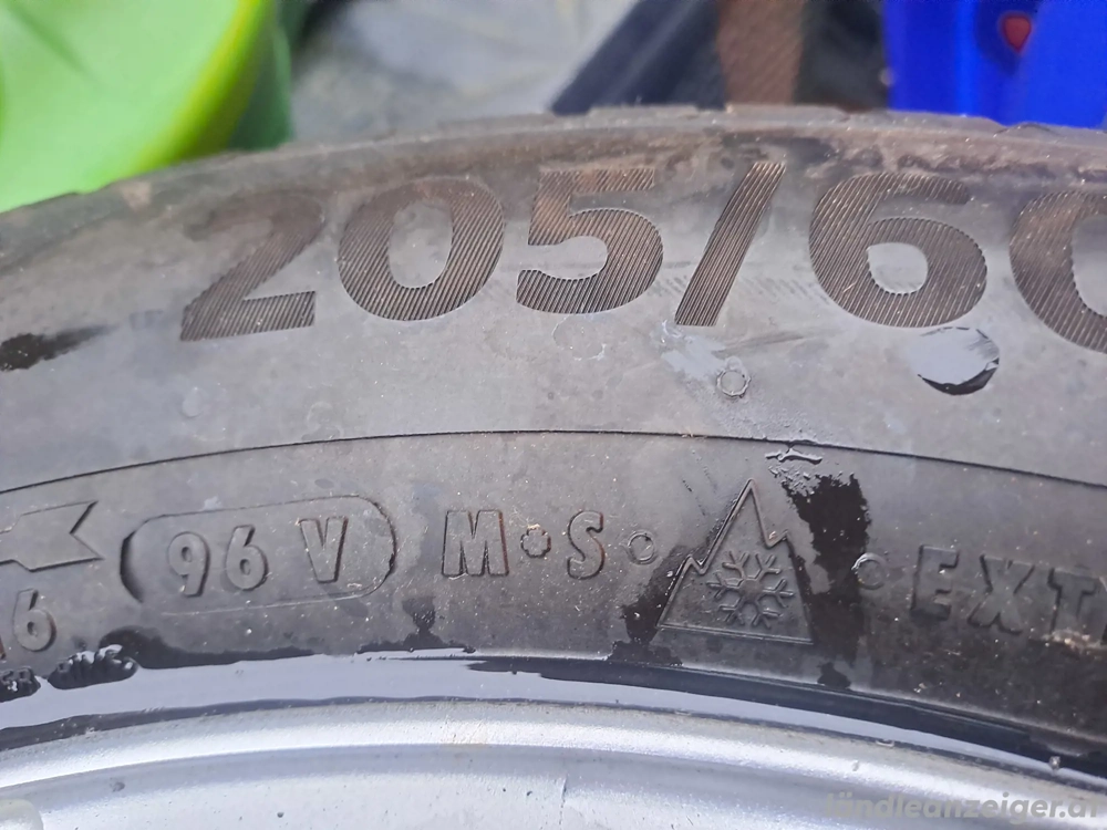 Renault Scenic II Kompletträder 205 60 R16 XL LK 4x100 Continental AllSaison