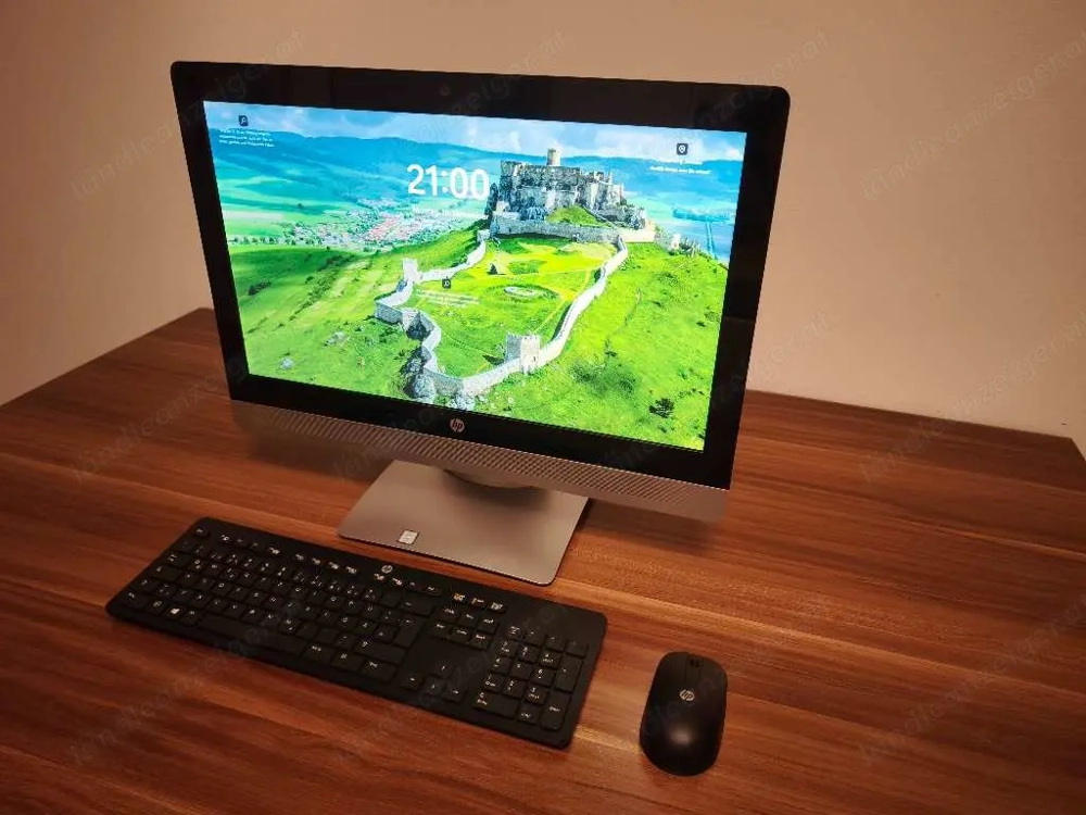 HP All-In-One-PC Win 11 pro 21,5" Touchscreen 250GB SSD + 12GB Intel i5