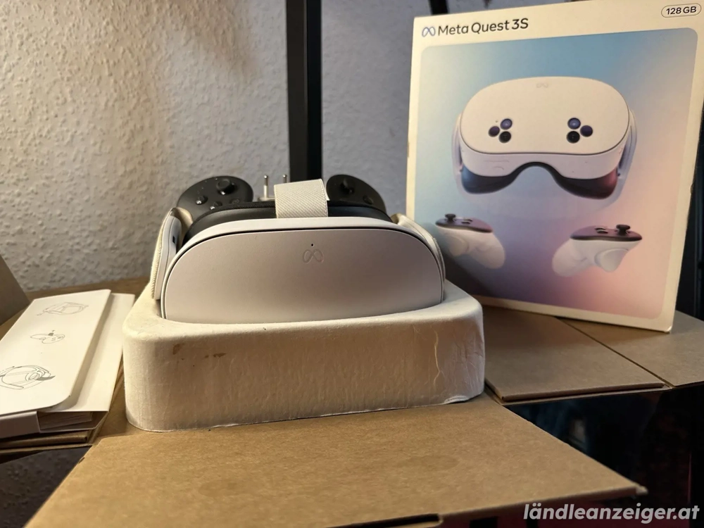 Meta Quest 3S VR Headset 128GB - Virtual Reality Games Fitness  OVP NEU