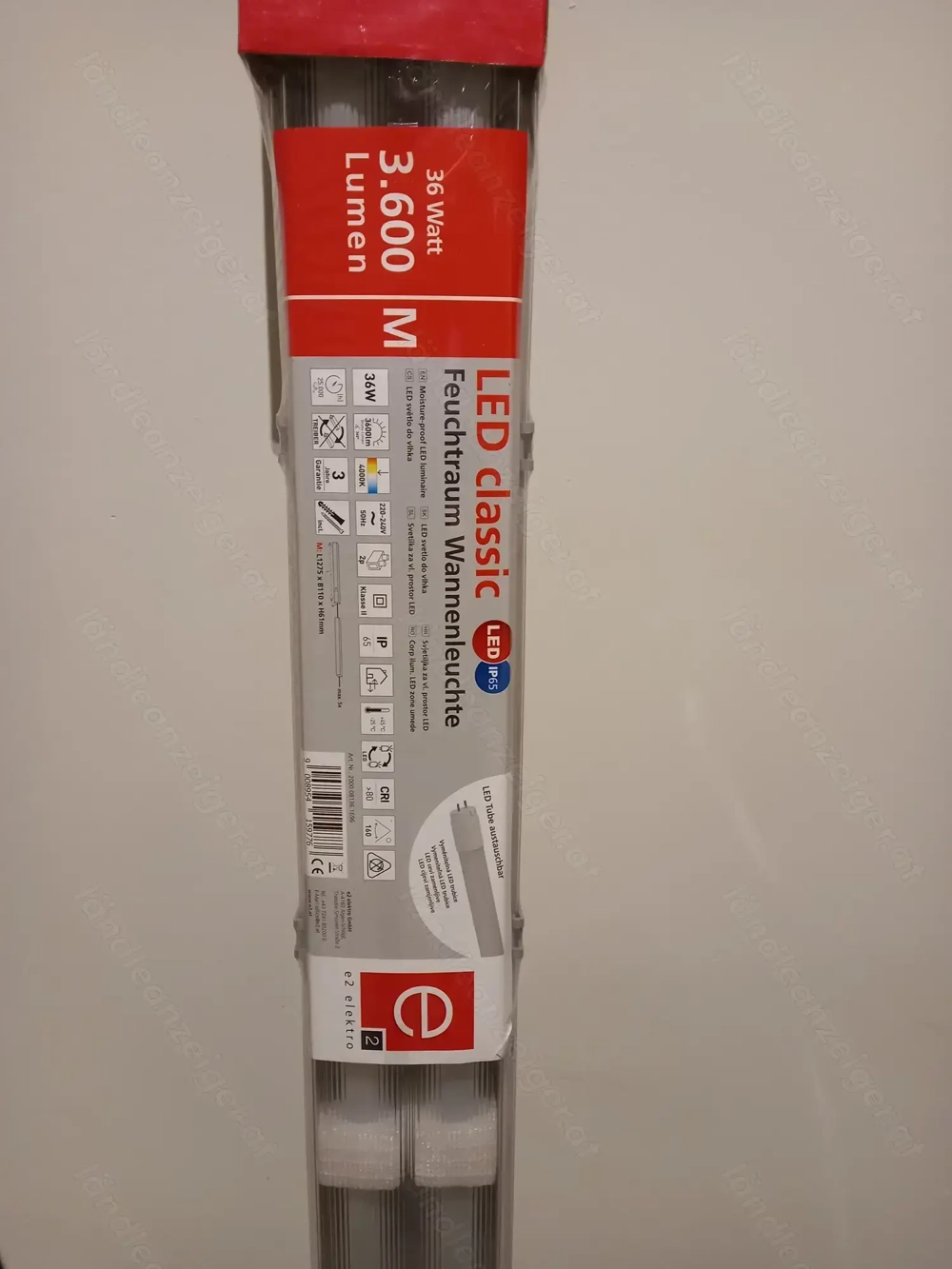 LED Feuchtraum Deckenleuchte